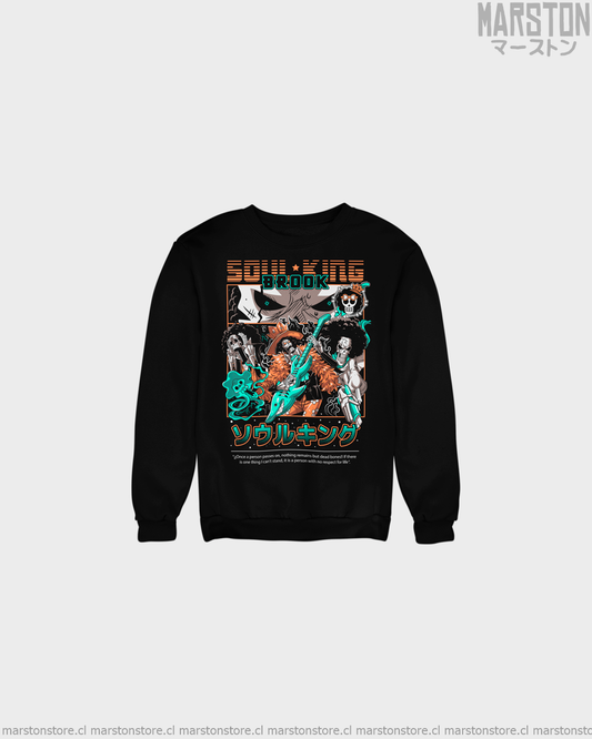 Polerón One Piece con diseño de Brook