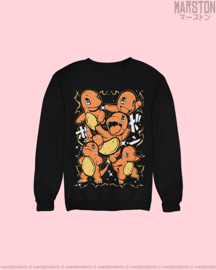 Polerón de Pokémon con diseño de Charmander