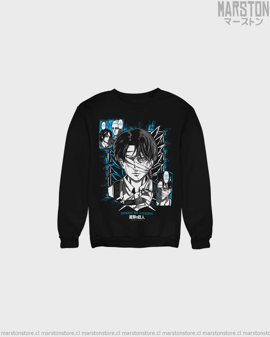Polerón Shingeki no Kyojin con diseño de Levi Ackerman