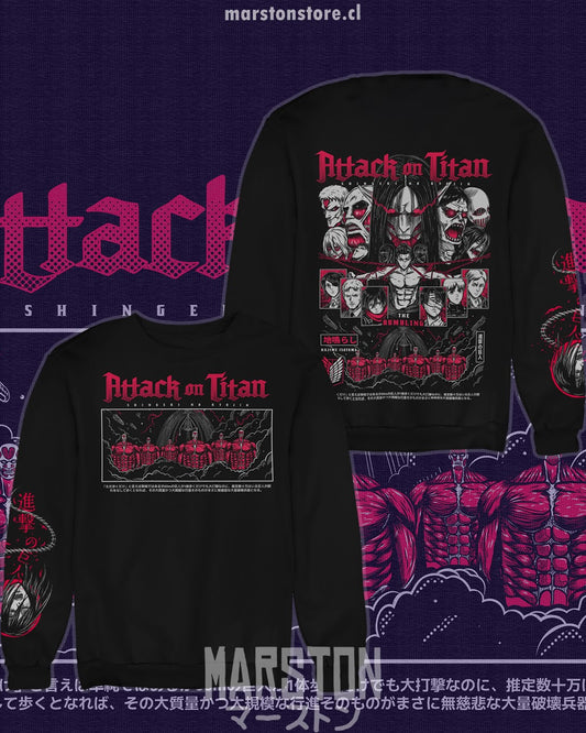 Polerón Shingeki no Kyojin con diseño del Retumbar