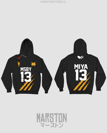 Polerón Canguro Haikyuu - MSBY Black Jackals