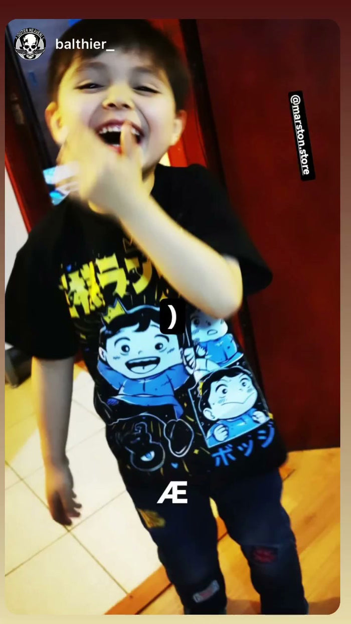 Foto real de cliente - Polera Ousama Ranking - Bojji