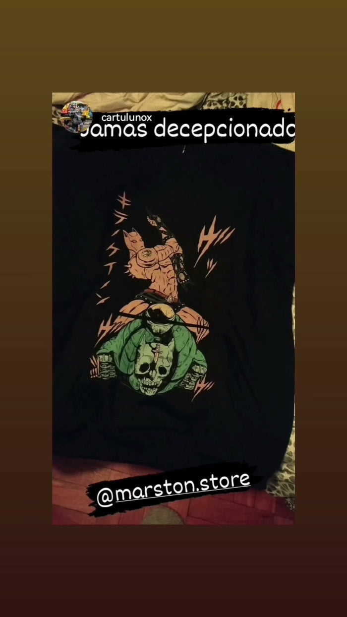 Foto real de cliente - Polerón Jojo's Bizarre Adventure - Killer Queen