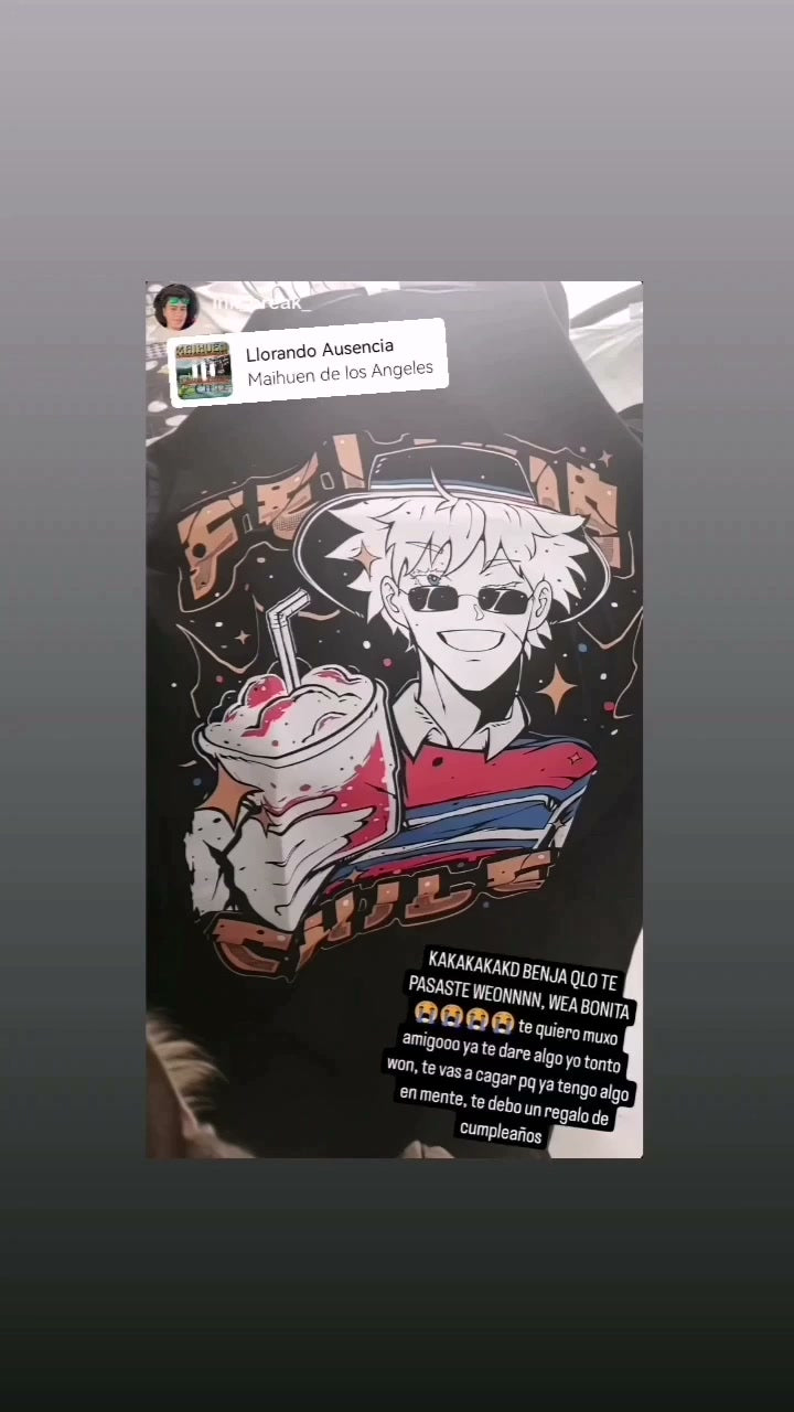 Polera Jujutsu Kaisen - Satoru Gojo Huaso - Fiestas Patrias (#cxn)