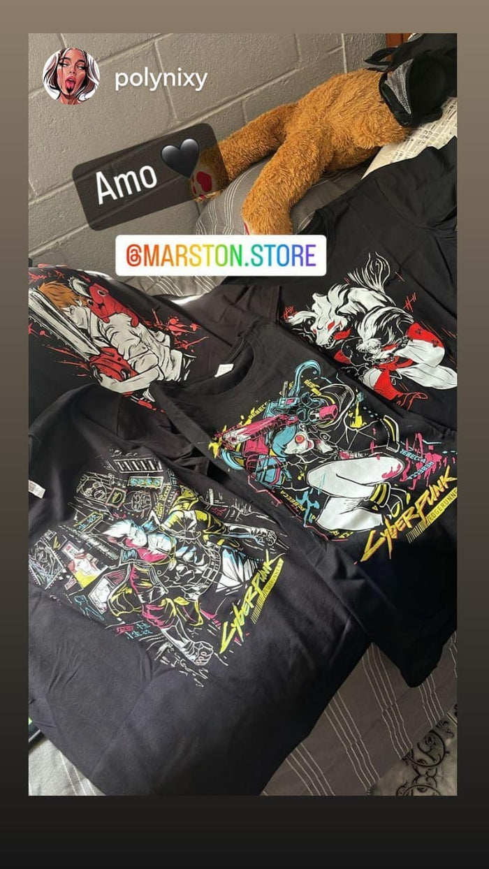 Foto real de cliente - Polera Chainsaw Man - Denji