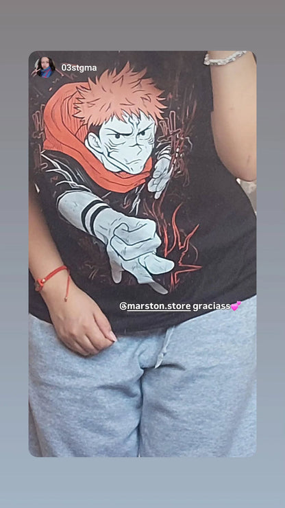 Polera Jujutsu Kaisen - Yuji Itadori - Sukuna