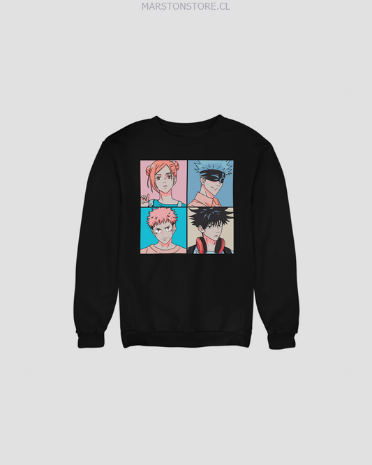 Polerón Jujutsu Kaisen - Itadori x Nobara x Megumi x Gojo