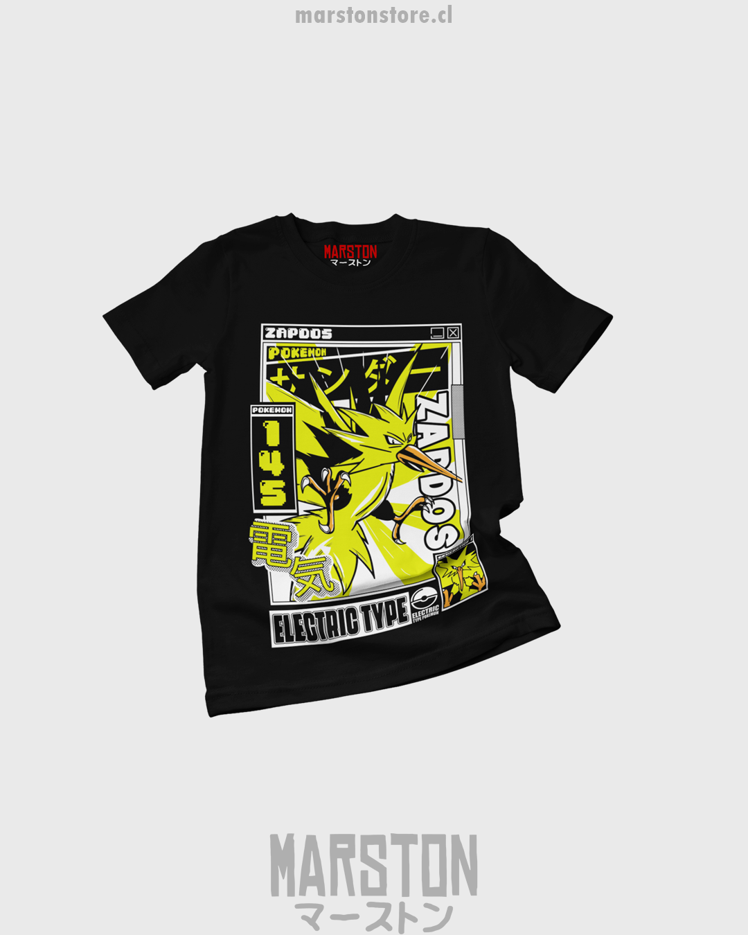 Polera Pokemon - Zapdos (#ak0)