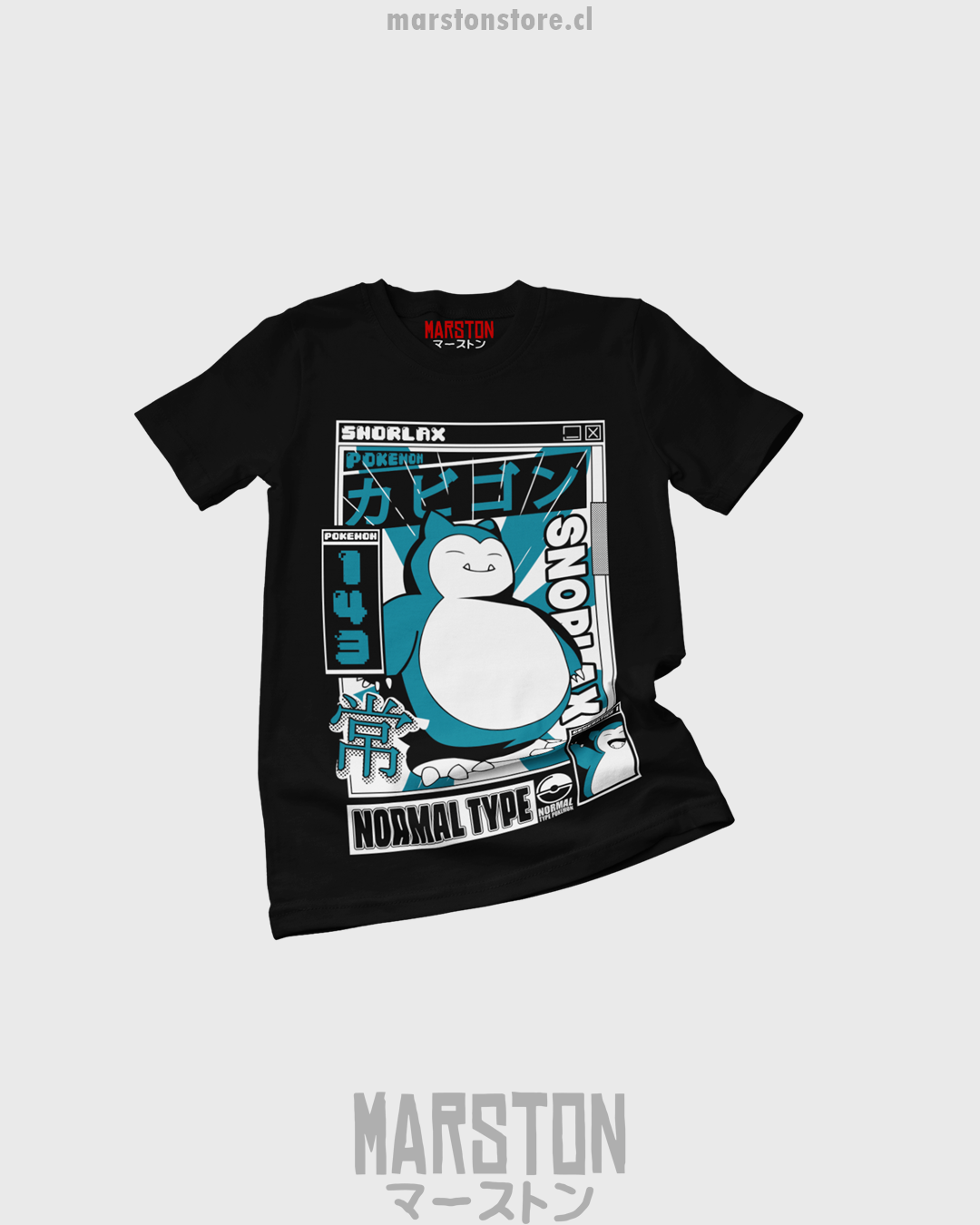 Polera Pokemon - Snorlax (#ak0)