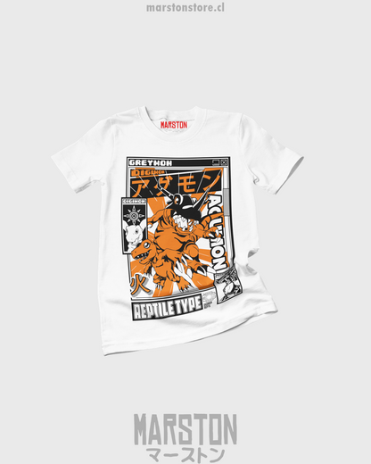Polera Digimon - Greymon x Agumon (#ak0)