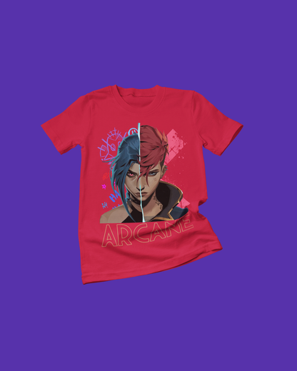 Polera Arcane - Jinx x Vi