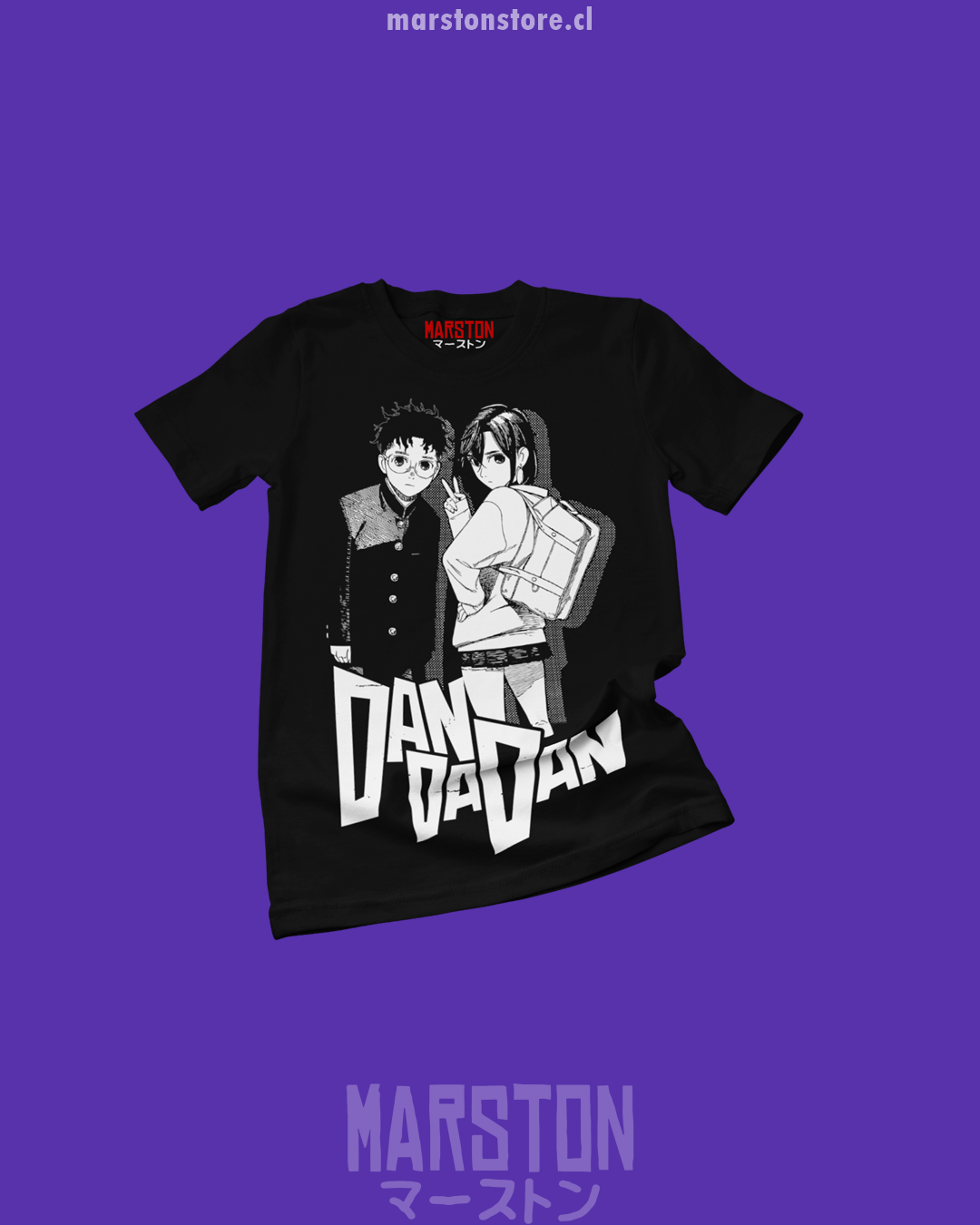 Polera Dandadan - Momo - Okarun- OFERTA TALLA M