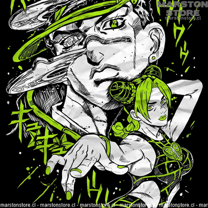 Polera Jojo's Bizarre Adventure - Jolyne x Jotaro
