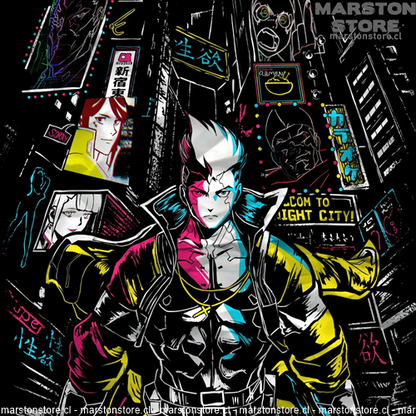 Polera Cyberpunk - David Martinez