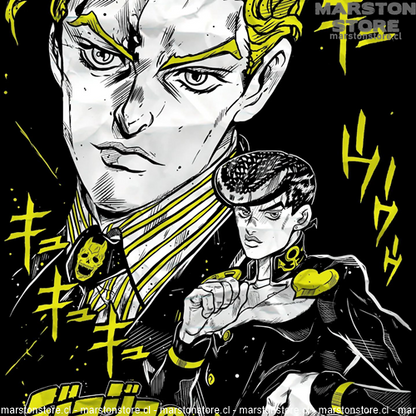 Polera Jojo's Bizarre Adventure - Yoshikage Kira - Josuke Higashikata
