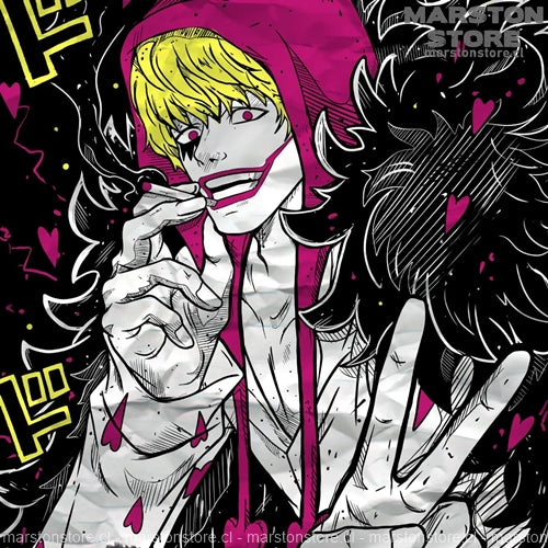 Polera One Piece - Donquixote Rosinante (Corazón)