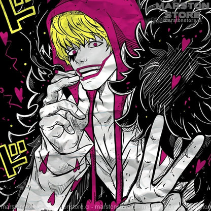Polera One Piece - Donquixote Rosinante (Corazón)