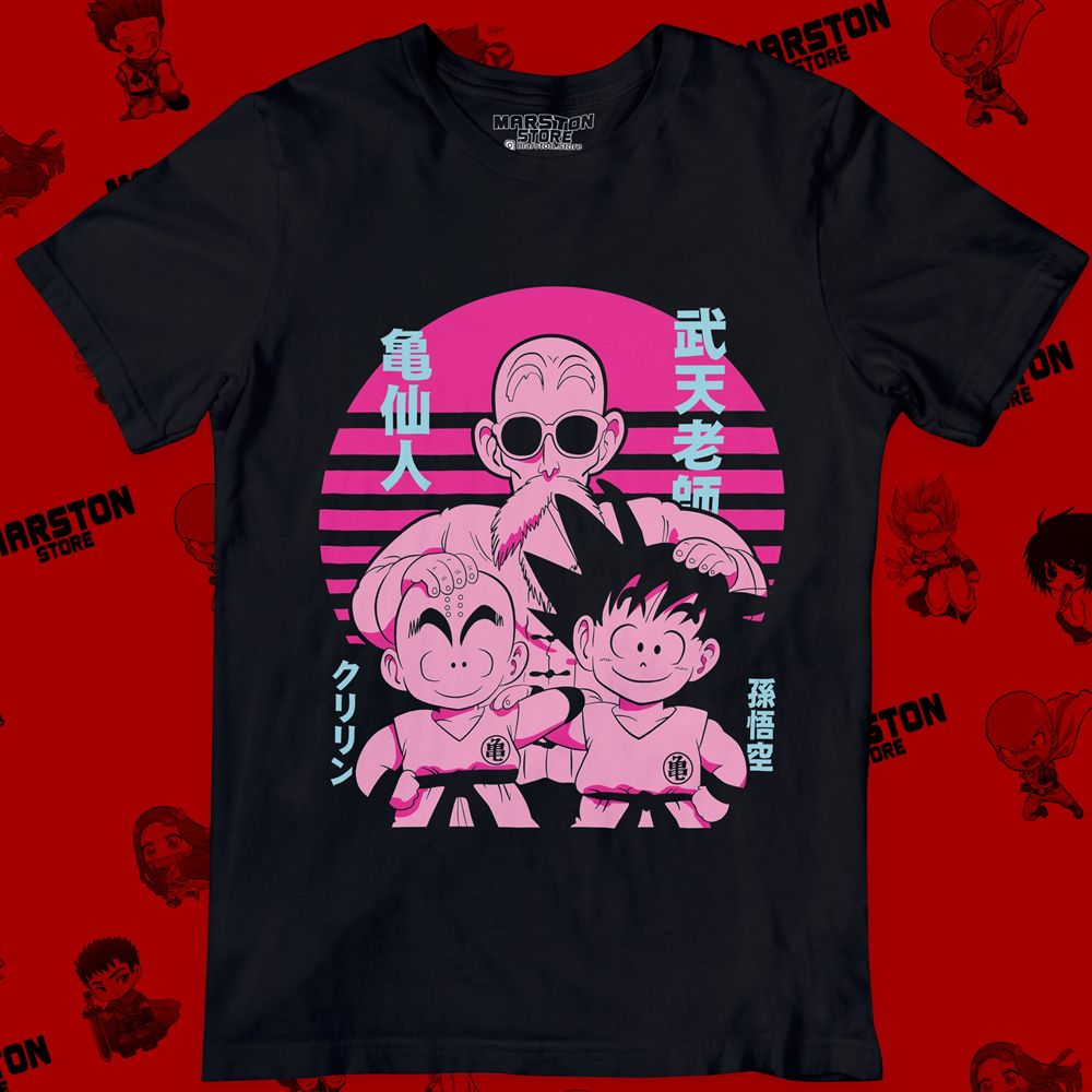 Polera Dragon Ball - Goku - Roshi - Krillin