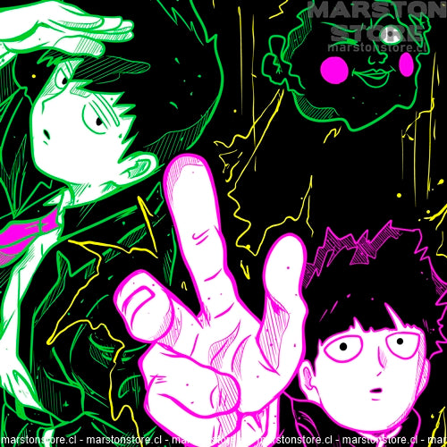 Polera Mob Psycho 100 - Shigeo -Hoyuelo - Reigen