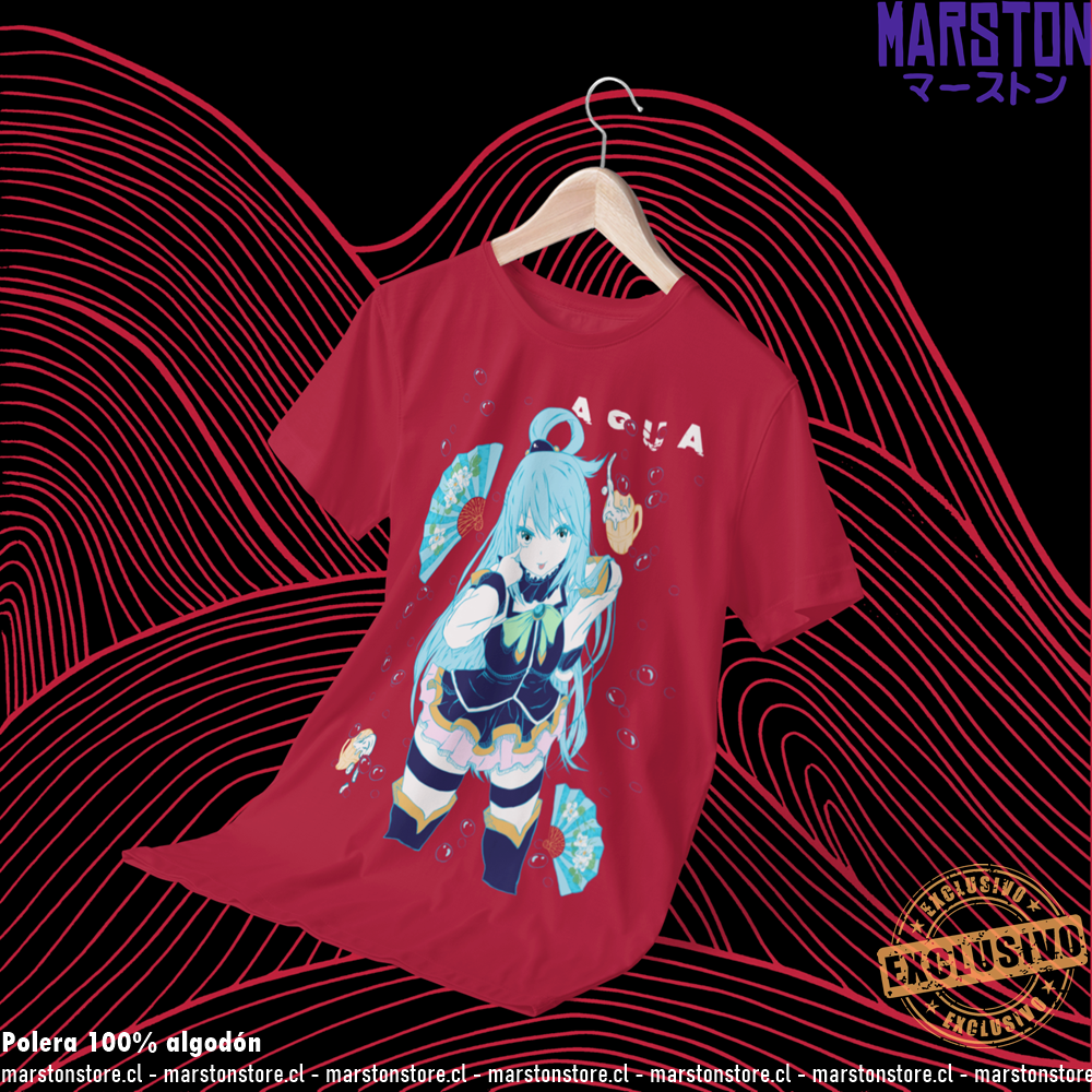 Polera Konosuba - Aqua (#sc0)