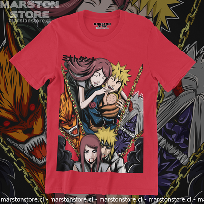 Polera Naruto - Minato - Kushina