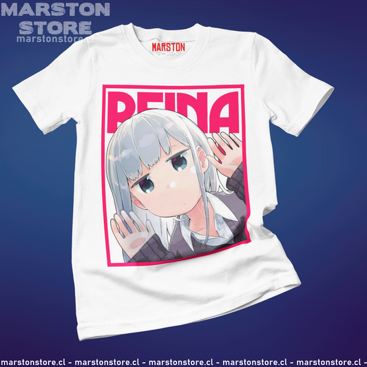 Polera blanca de Aharen-san wa Hakarenai