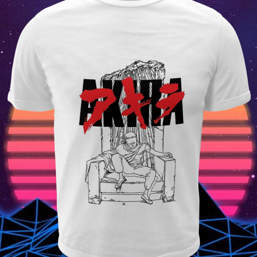 Polera blanca de Akira con Tetsuo Shima