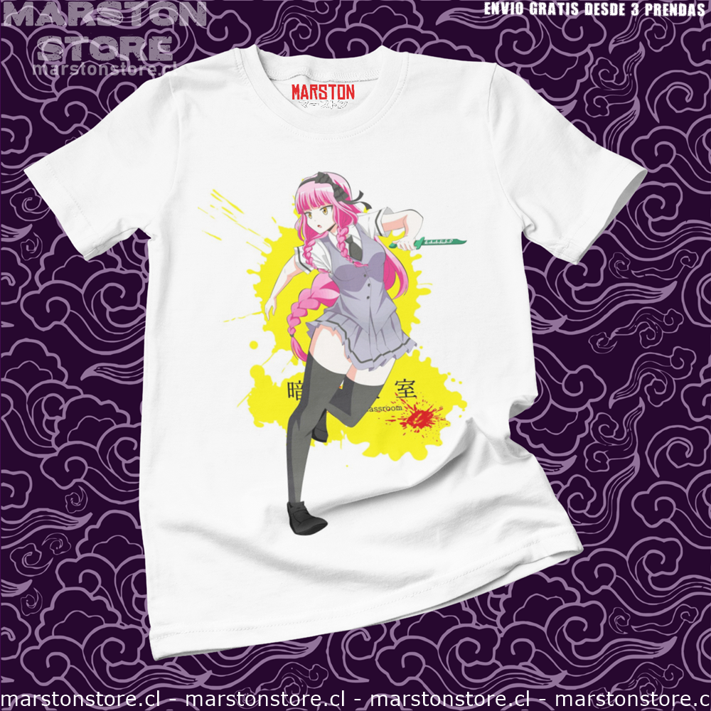 Polera blanca de Assassination Classroom