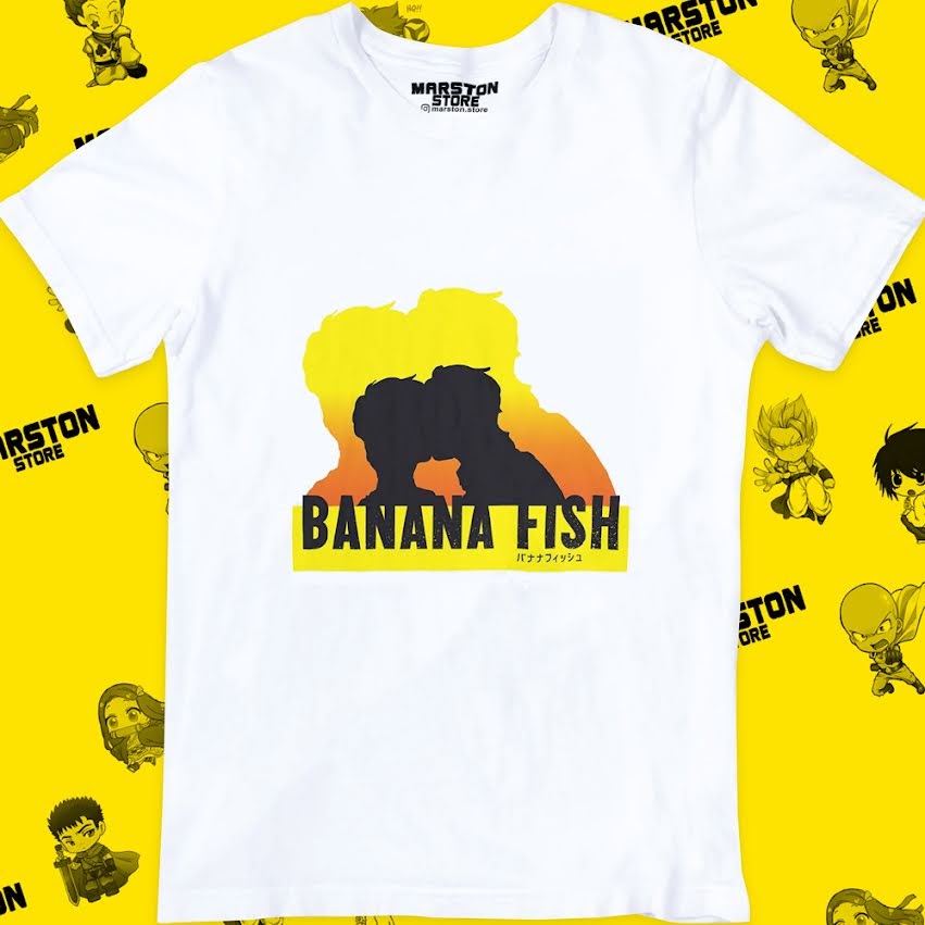 Polera blanca de Banana Fish