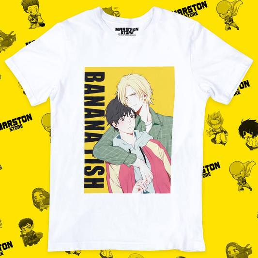 Polera blanca de Banana Fish
