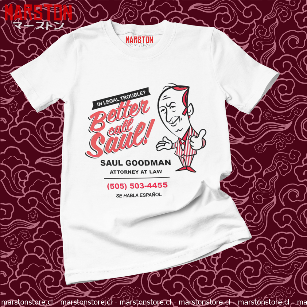 Polera blanca de Better Call Saul