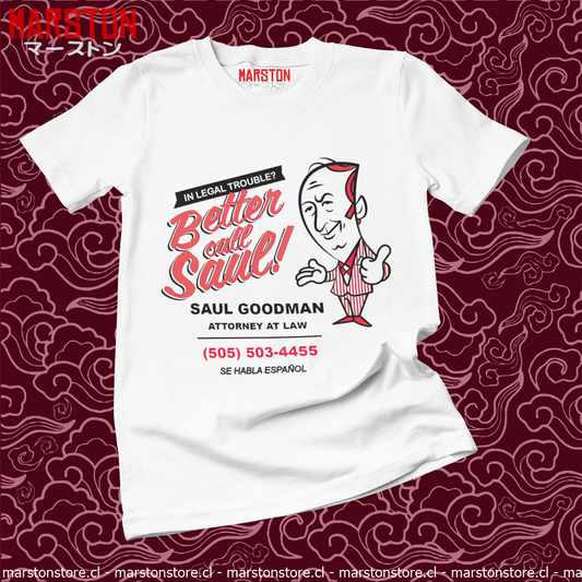 Polera blanca de Better Call Saul