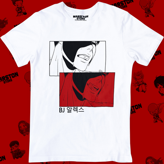 Polera blanca de BJ Alex