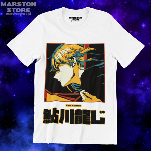 Polera blanca de Blue Period con Ryuji Ayukawa
