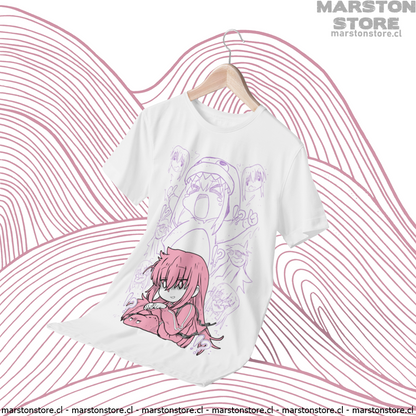 Polera blanca de Bocchi the Rock! con Hitori Gotoh