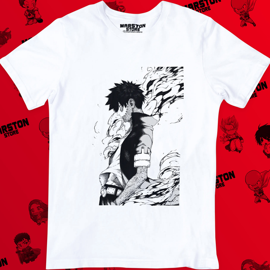 Polera blanca de Boku no Hero Academia (My Hero Academia) con diseño anime