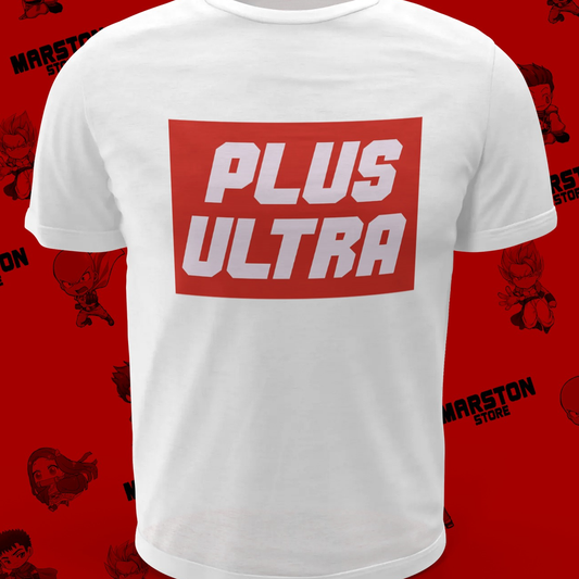 Polera blanca de Boku no Hero Academia (My Hero Academia) con diseño anime