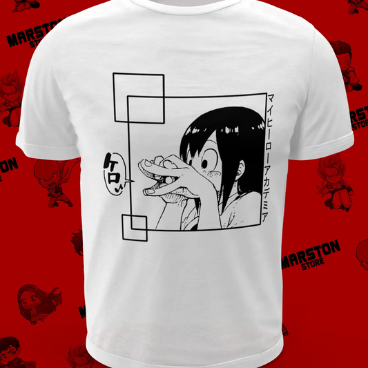 Polera blanca de Boku no Hero Academia (My Hero Academia) con diseño anime