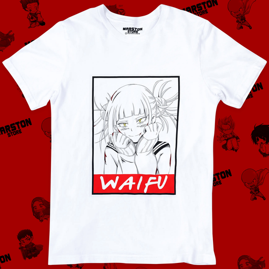 Polera blanca de Boku no Hero Academia (My Hero Academia) con diseño anime