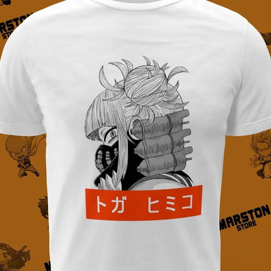 Polera blanca de Boku no Hero Academia (My Hero Academia) con Himiko Toga