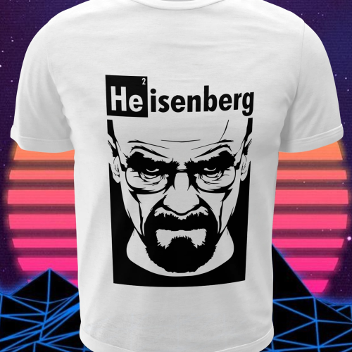 Polera blanca de Breaking Bad con Heisenberg