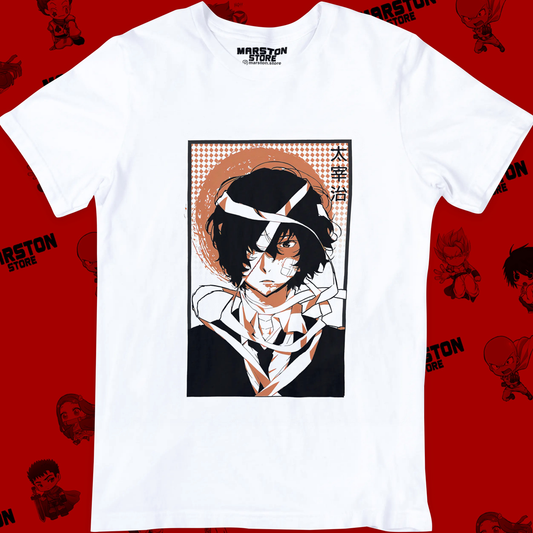 Polera blanca de Bungou Stray Dogs