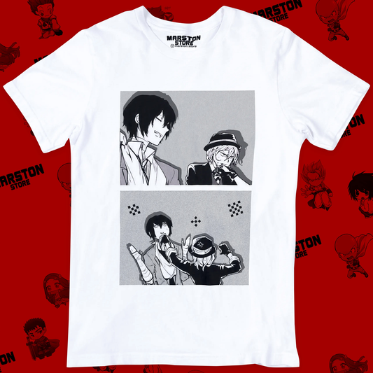 Polera blanca de Bungou Stray Dogs