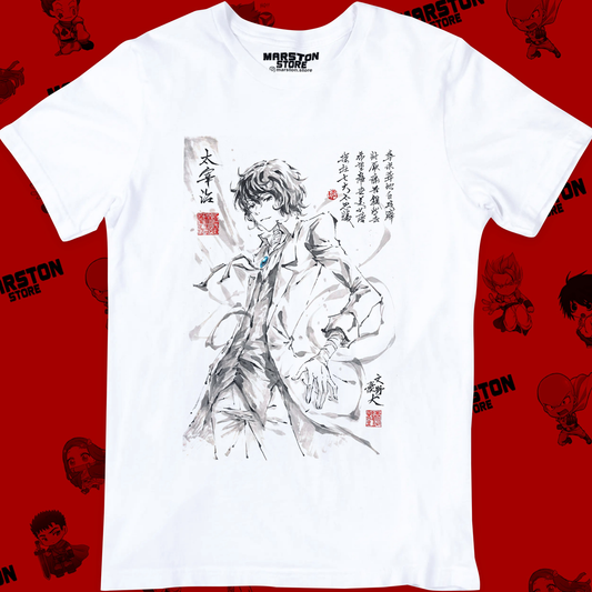 Polera blanca de Bungou Stray Dogs