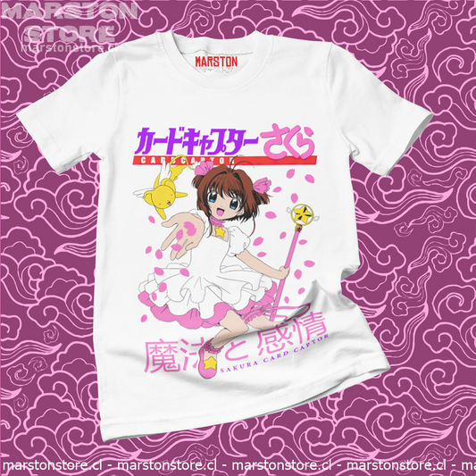 Polera blanca de Cardcaptor Sakura