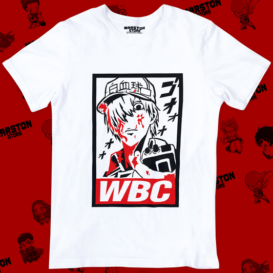 Polera blanca de Cells at Work! / Hataraku Saibou