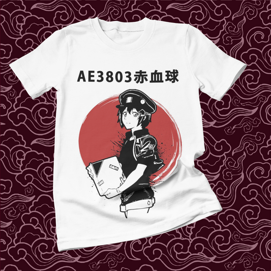 Polera blanca de Cells at Work! (Hataraku Saibou)