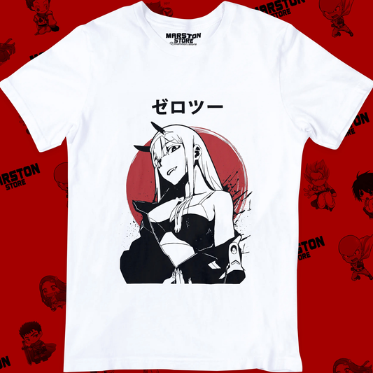 Polera blanca de Darling in the FranXX