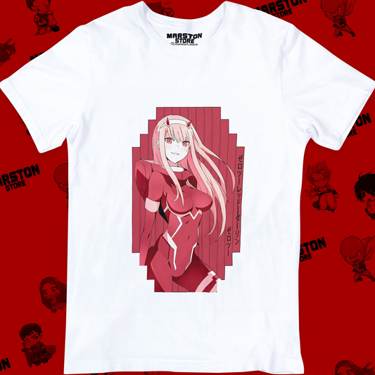 Polera blanca de Darling in the FranXX