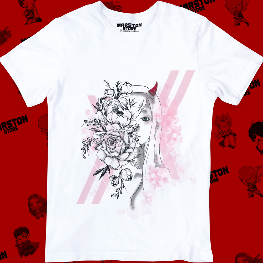 Polera blanca de Darling in the FranXX